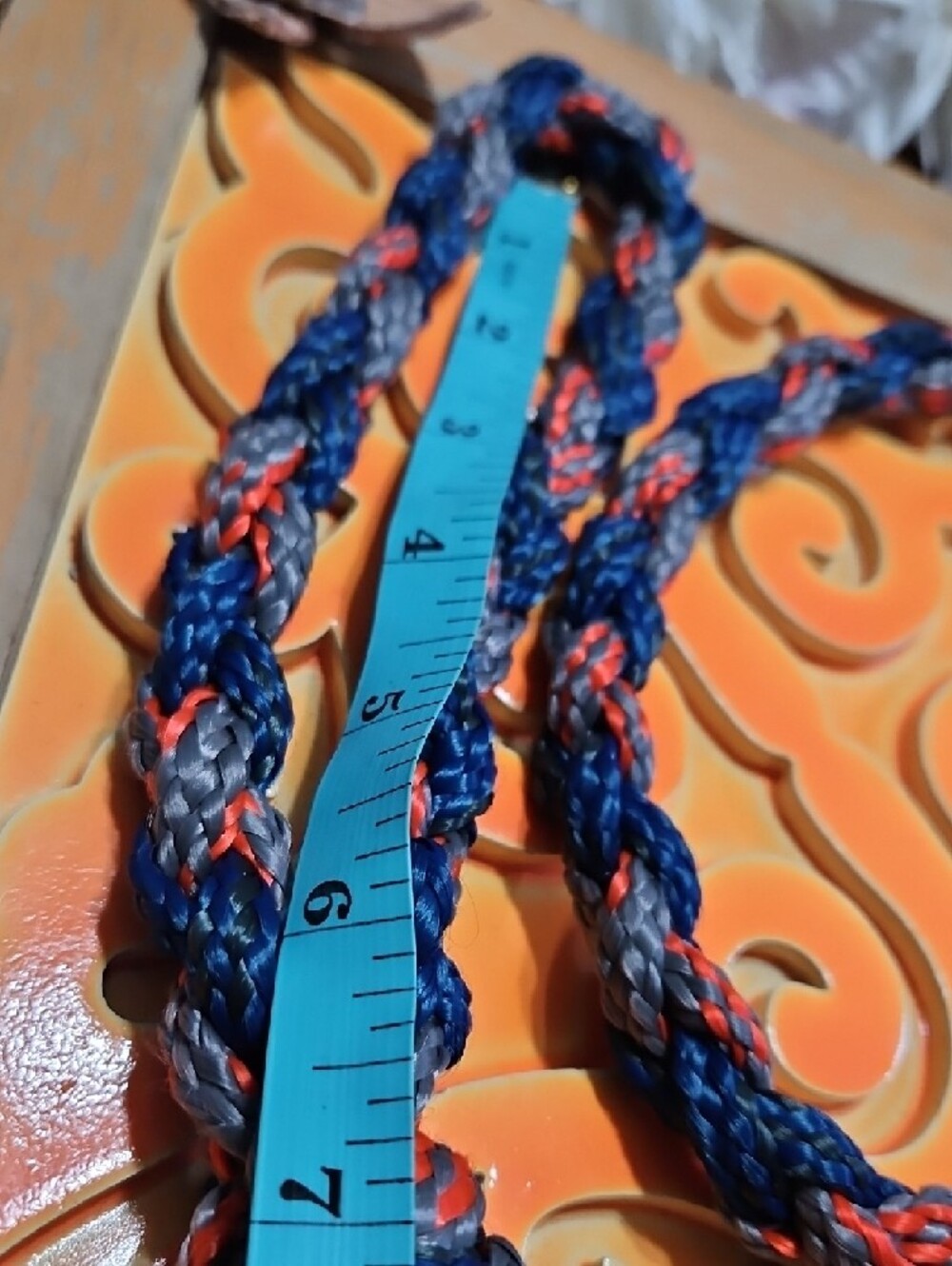 Hand Crafted Hand Braided Thick Paracord Dog Training Leash NEW - Picture 8 of 11